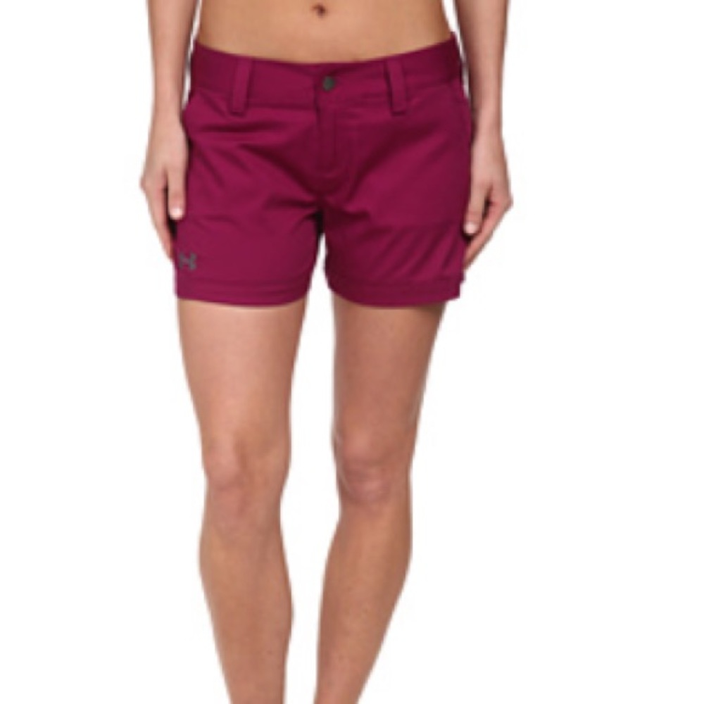 NWOT Under Armour “Inlet” shorts, Color Aubergine
